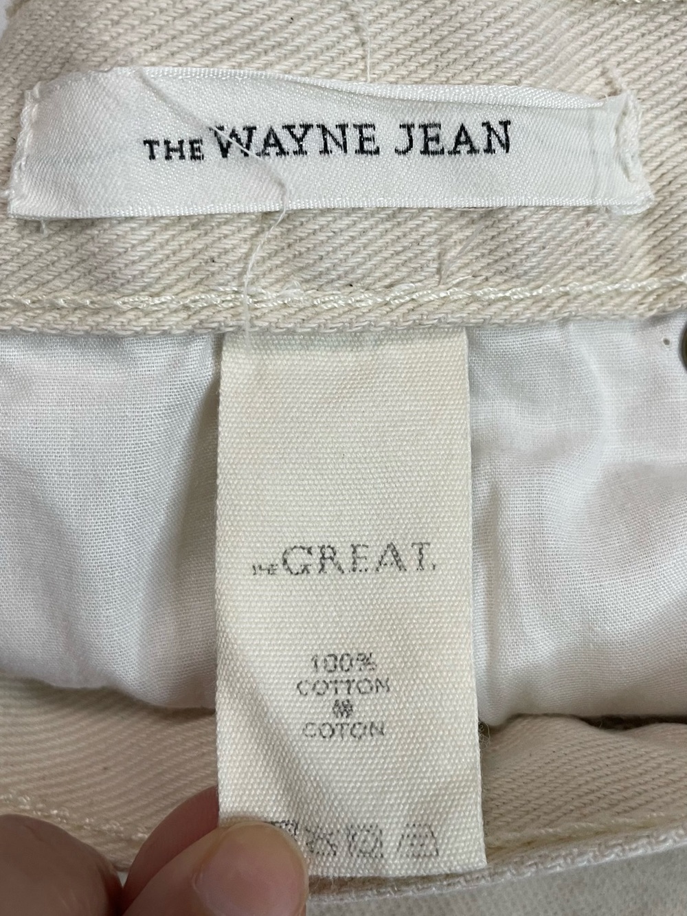 The Great The Wayne Jean Straight Leg Jeans Neutral | Size: 27 - Picture 5 of 10